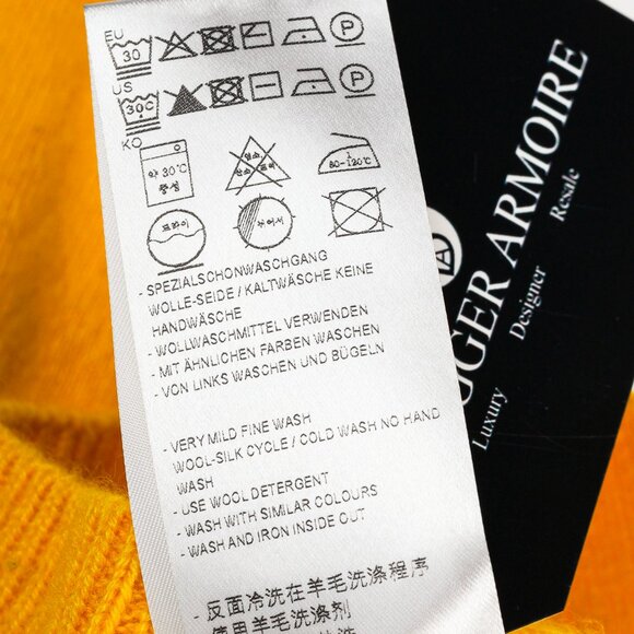 Dorothee Schumacher Yellow Cashmere Cold-Shoulder Cardigan - Picture 9 of 9